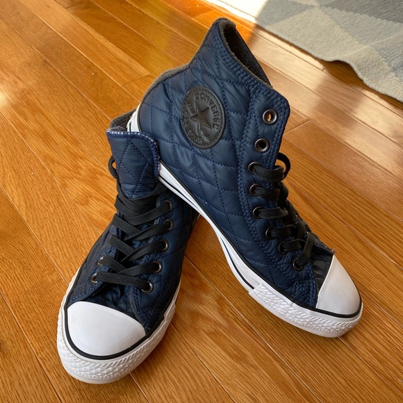 converse quilted high tops